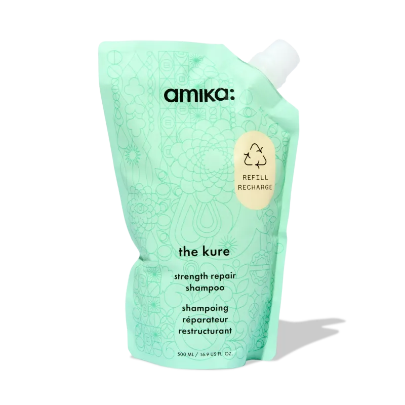 Amika - The Kure - Shampoing Réparateur Structurant Recharge (500ml)