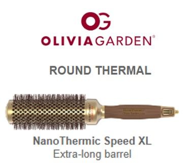 Olivia Garden - Brosses NanoThermic Speed XL (Extra Long)