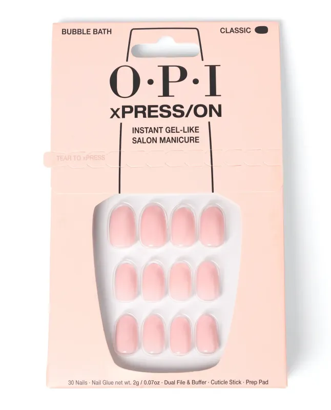 OPI - Ongles Artificiels Bubble Bath - Classique/Rond