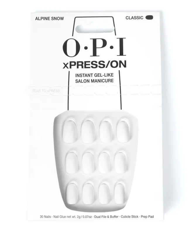 OPI - Ongles Artificiels Alpine Snow - Classique/Rond