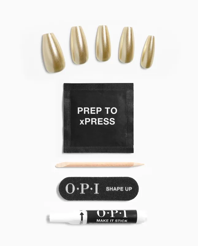 OPI - Ongles Artificiels Break the Gold - Long/Carré