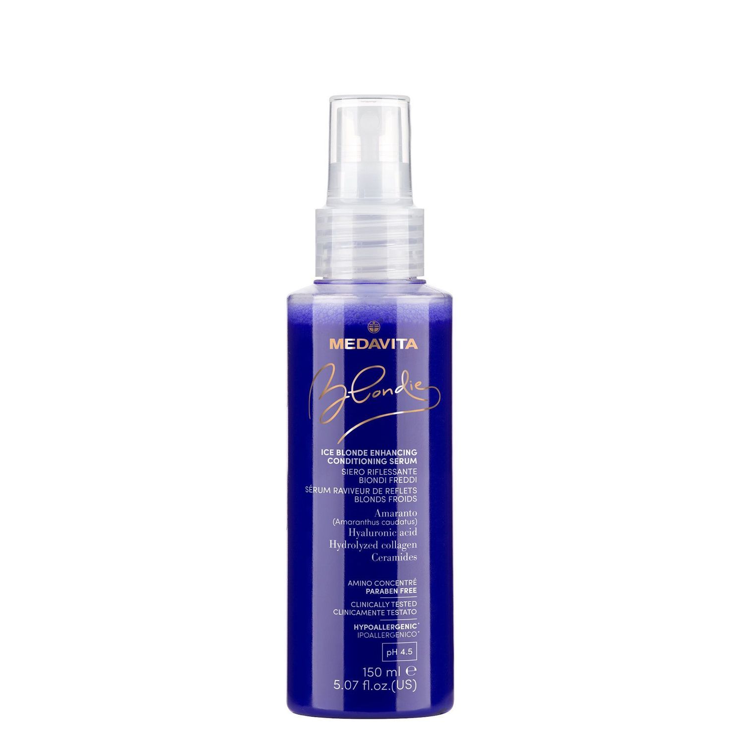 Medavita Blondie - Sérum Raviveur de Reflets Blonds Froids (150ml)
