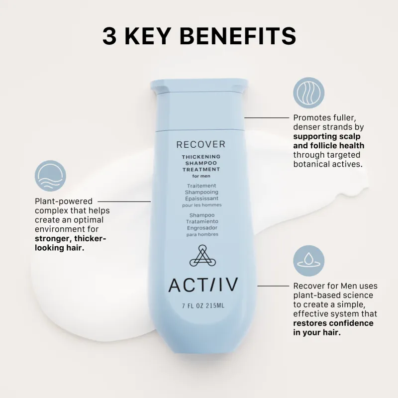 Actiiv Recover Shampoing Épaississant Pour Homme 473ml