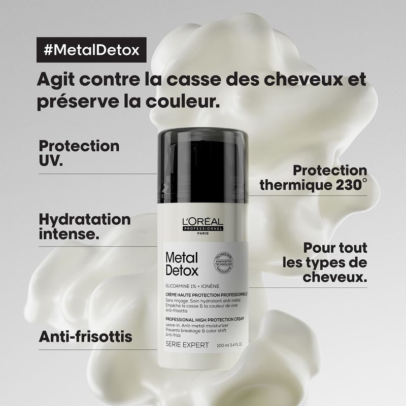 L'Oréal Pro - Metal Detox Crème de Protection Sans Rinçage 100ml/3.4oz (Étape 4)