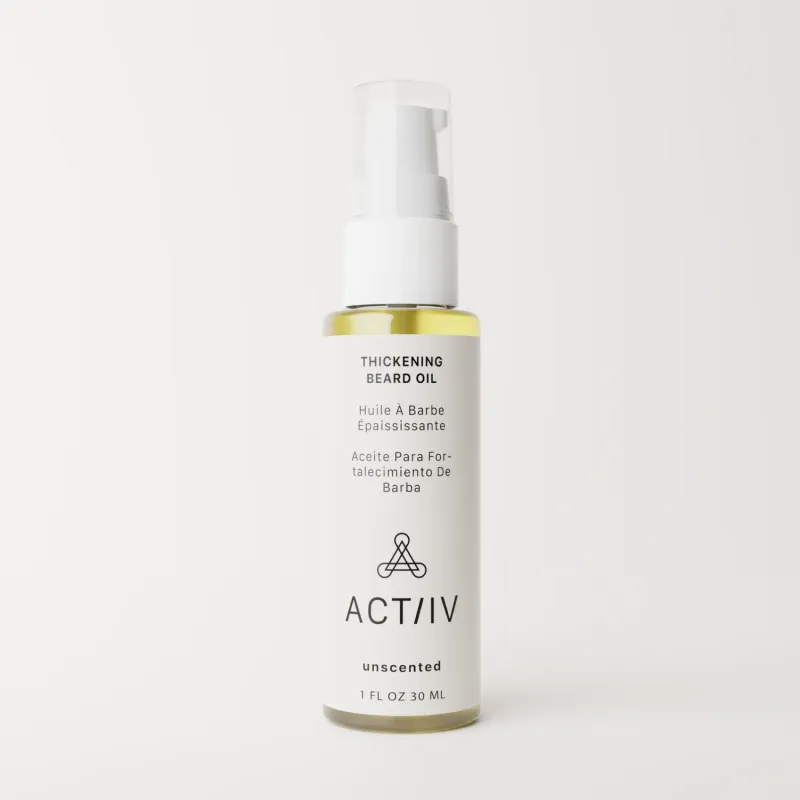 Actiiv Huile à Barbe Épaississante Sans Odeur 30ml