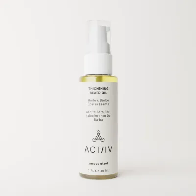 Actiiv Huile à Barbe Épaississante Sans Odeur 30ml
