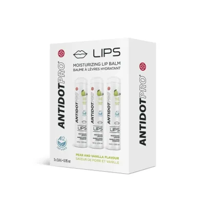 AntidotPro - Baumes à Lèvres Hydratant - 3 Poire/Vanille