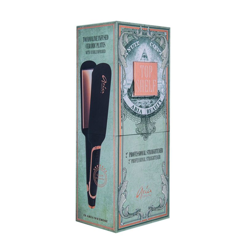 Aria Beauty - Fer plat 2” Infra-rouge Black Toumaline (noir)