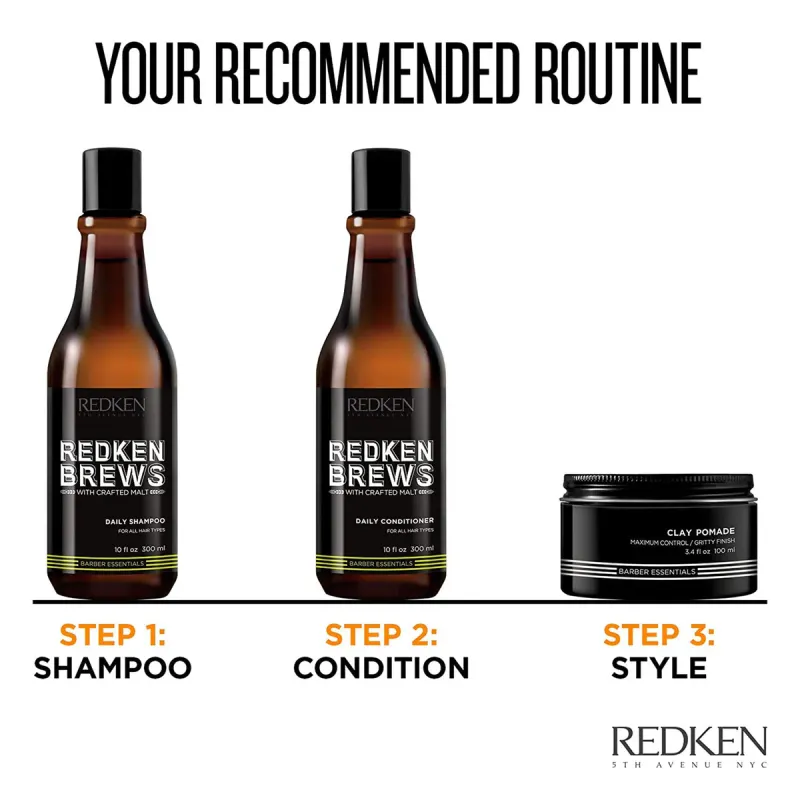 REDKEN BREWS Shampoing à usage Quotidien 1L