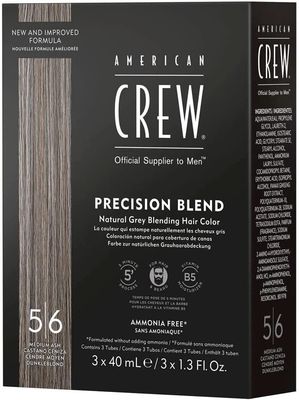 American Crew Precision Blend 5-6 Coloration Cendré (3x 40 ml)