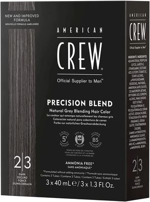 American Crew Precision Blend 2-3 Coloration Foncé (3x 40 ml)