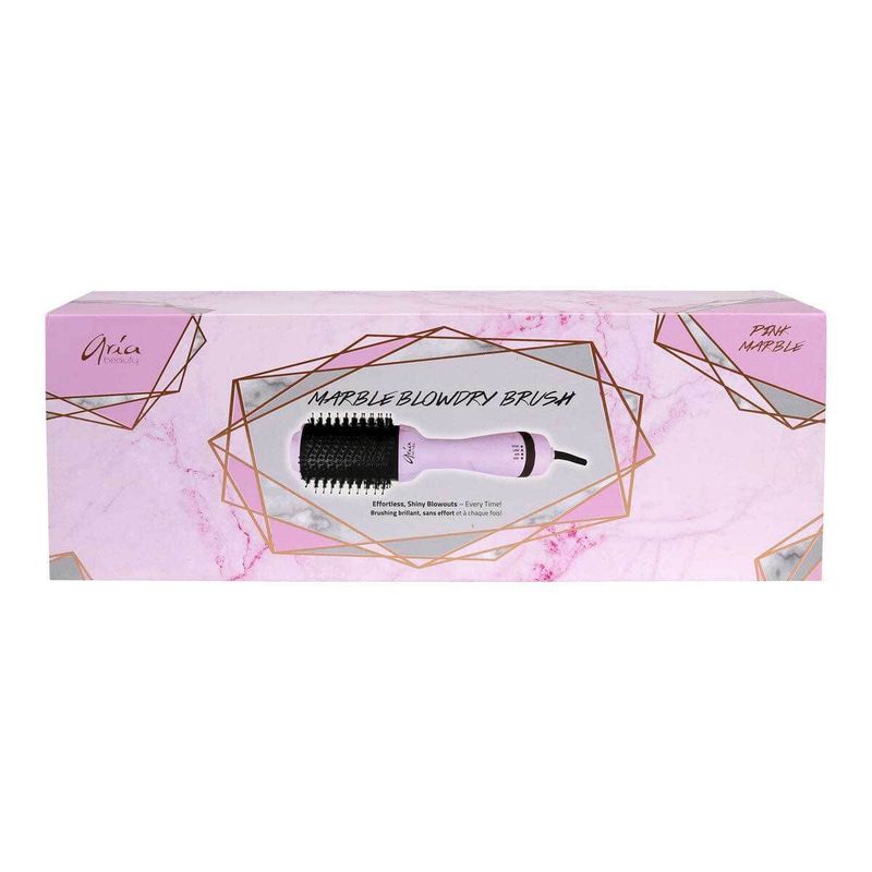 Aria Beauty - Brosse Séchoir 2" - (marbré rose)