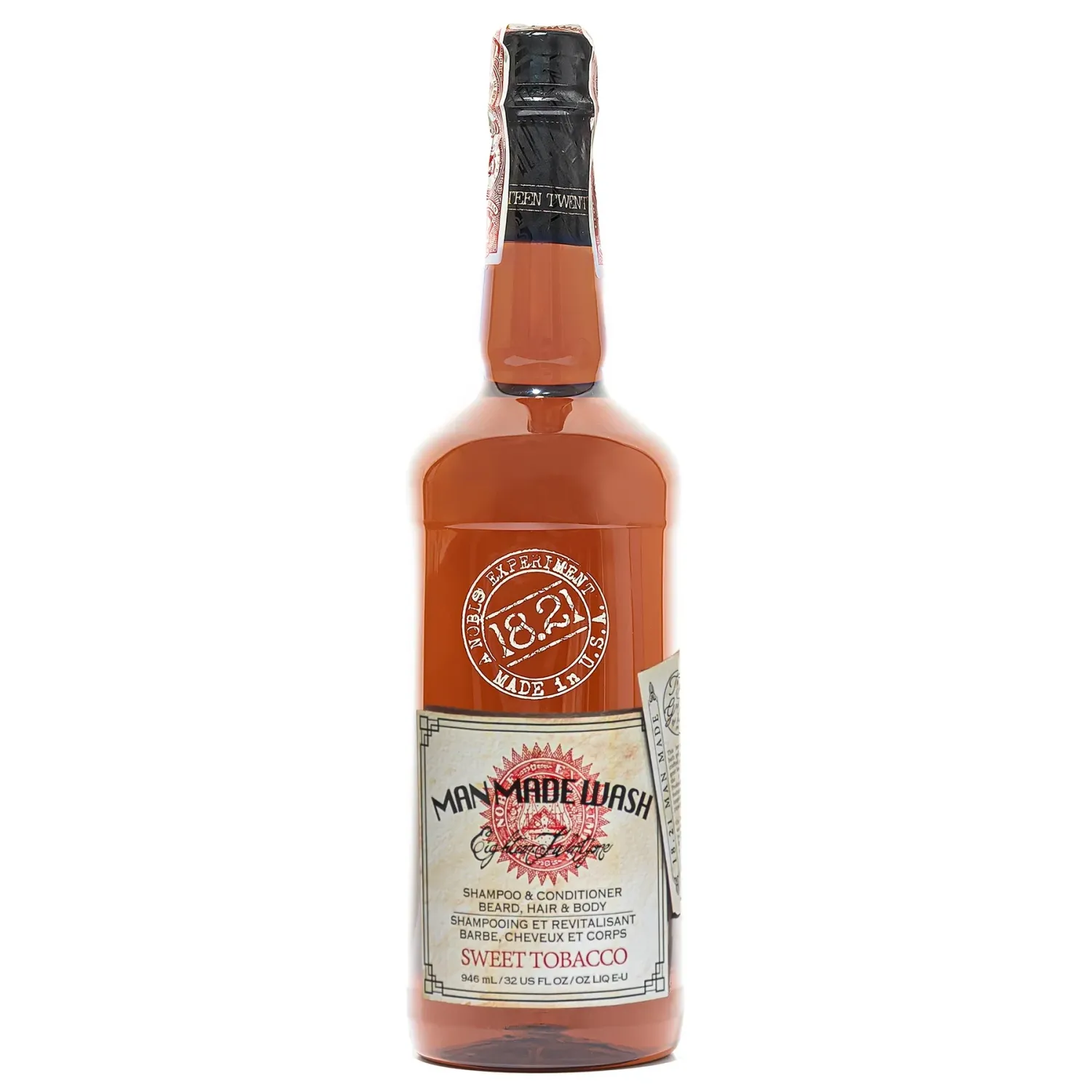 18.21 Man Made - Shampoing 3 en 1 Sweet Tobacco 946ml/32 oz