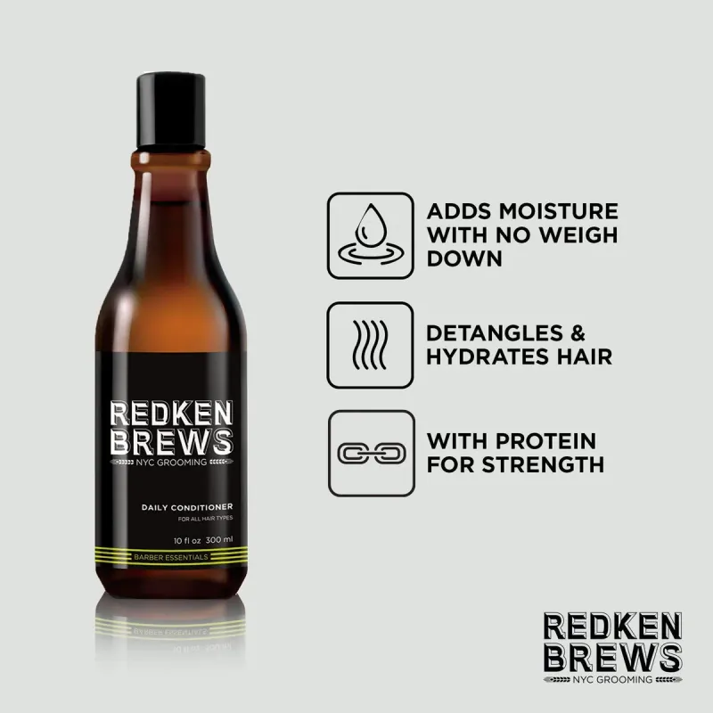 REDKEN BREWS Après-shamp. Quotidien 1L