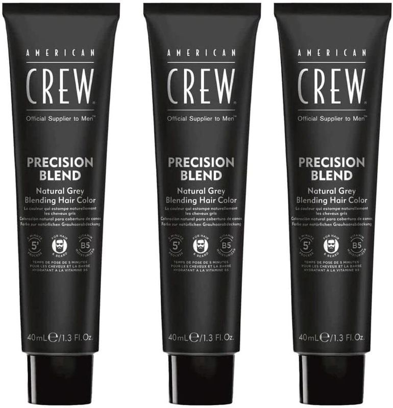 American Crew Precision Blend 7-8 Coloration Clair (3x 40 ml)