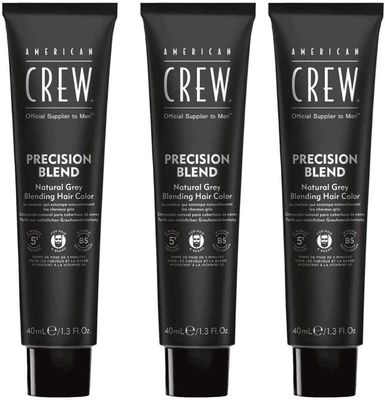 American Crew Precision Blend 7-8 Coloration Clair (3x 40 ml)
