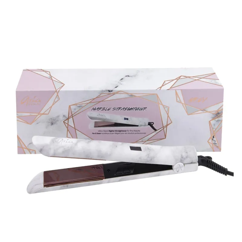 Aria Beauty - Fer plat 1" Marbré Gris #542684