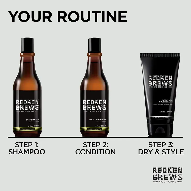 REDKEN BREWS Pâte à Modeler Work Hard 150ml