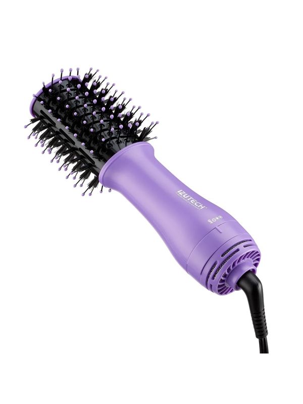 Izutech Mini Brosse Séchoir 2-en-1 Mauve 