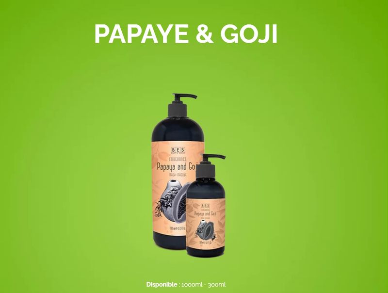 BES Fragrance - Shampoing Papaye et Goji 300ml