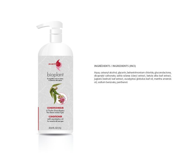Bioplant - Revitalisant Huile d'Eucalyptus - Normaux à Gras (1L)