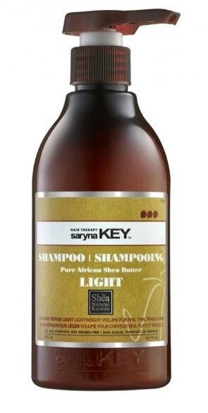 Saryna Key Léger - Shampoing Réparateur Cheveux Fins au Karité (300ml)