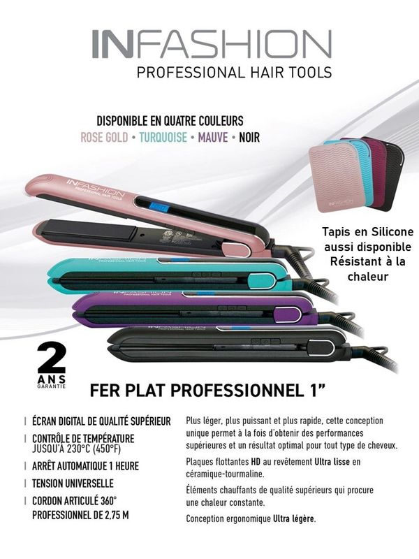 Infashion Fer Plat Turquoise 25mm