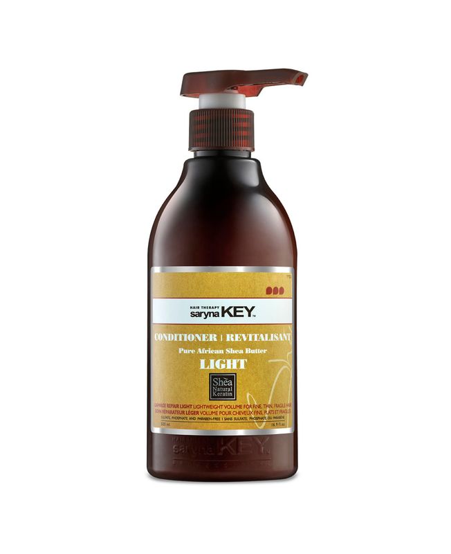Saryna Key Léger - Revitalisant Réparateur Cheveux Fins au Karité (500ml)