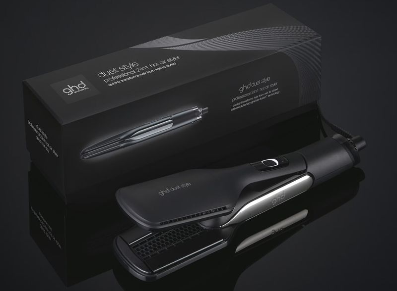 GHD DUO Lisseur Séchant Duet Styler 2 en 1 (Noir)