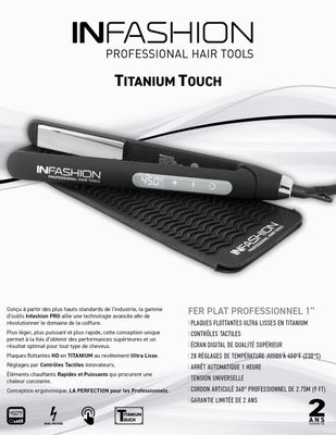 Infashion Fer Plat Titanium Touch 25mm/1''