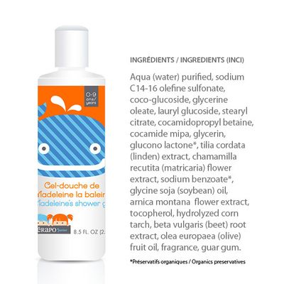 Térapo Junior - Gel Douche Madeleine La Baleine 0-9 ans (250ml)