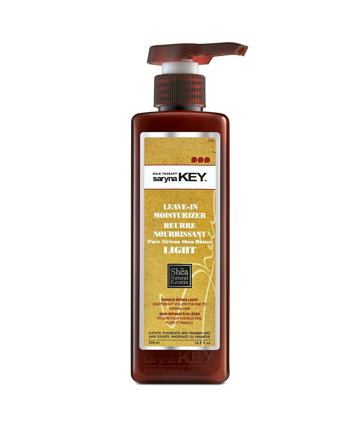 Saryna Key Léger - Crème Nourrissante Sans Rinçage (500ml)