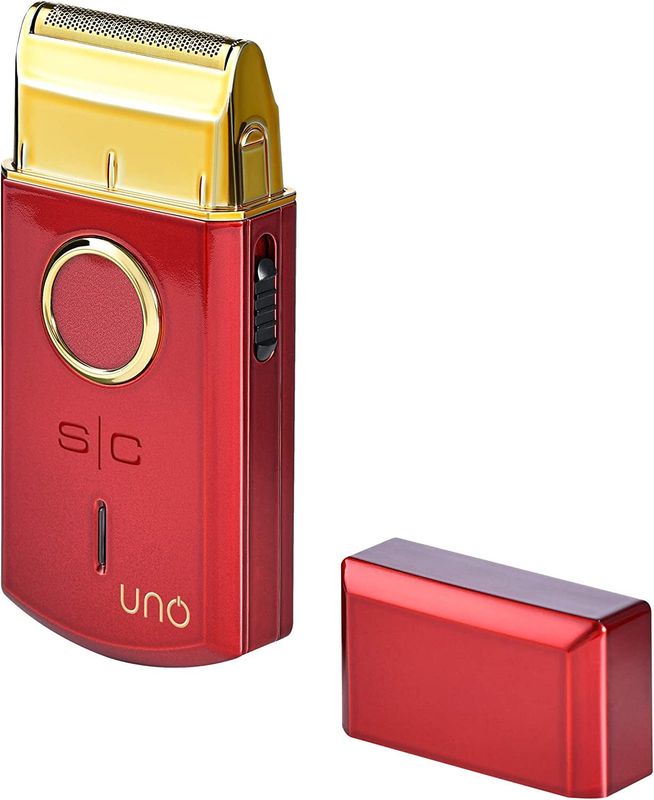 Gamma+ StyleCraft UNO Rasoir Électrique Simple Lame Rouge
