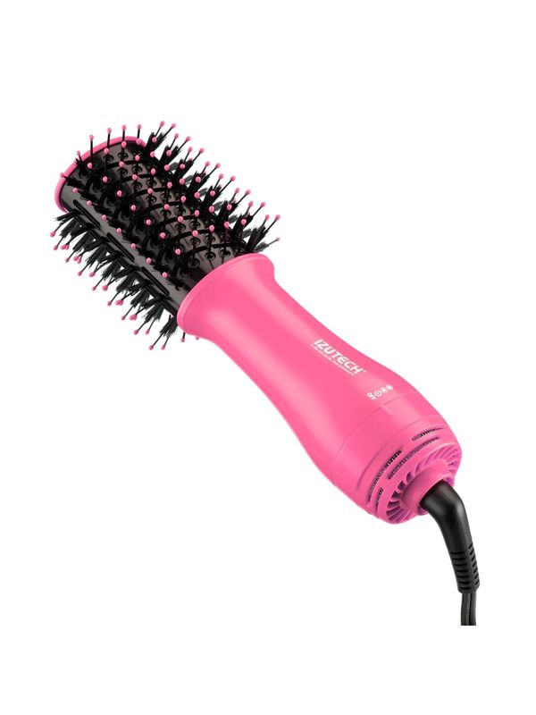 Izutech Mini Brosse Séchoir 2-en-1 Rose