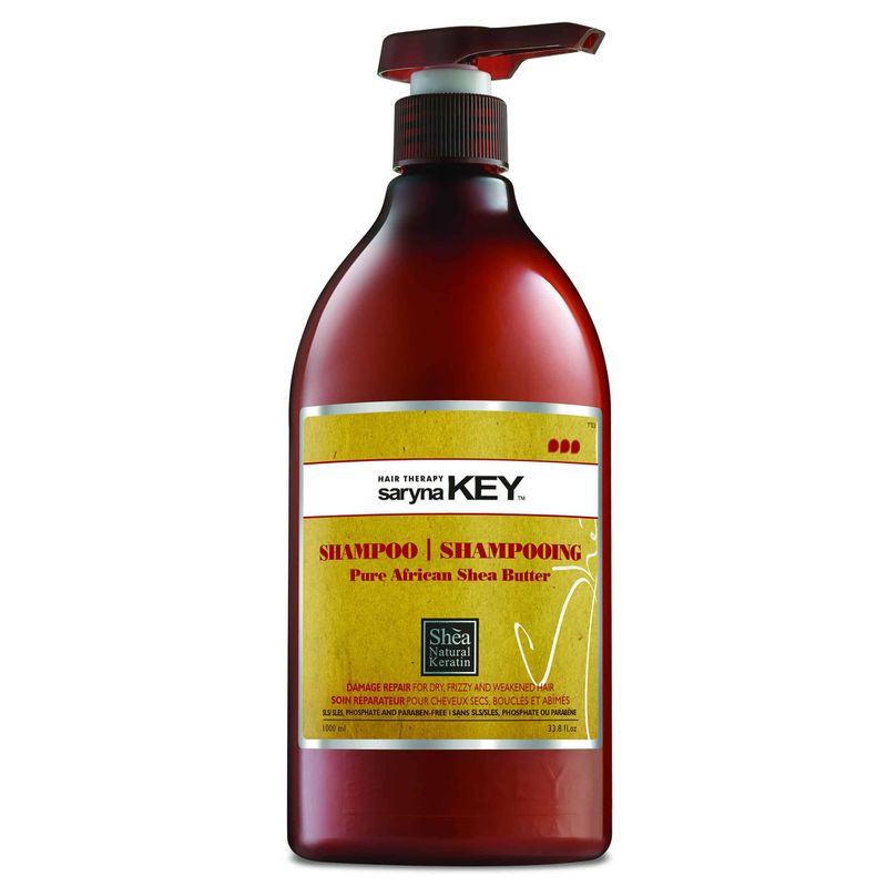 Saryna Key - Shampoing Réparateur au Beurre de Karité (1L)