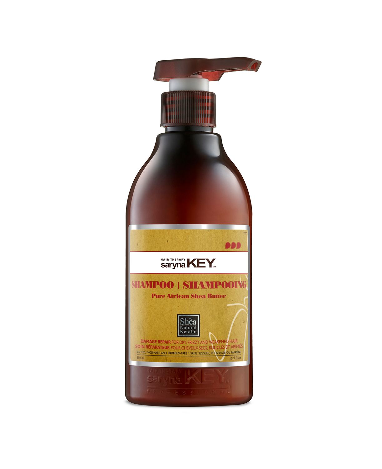 Saryna Key - Shampoing Réparateur au Beurre de Karité (500ml)