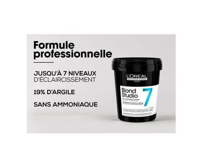 L'Oréal Pro - Blond Studio 7 - Poudre à l'argile Sans Amonique (500g)