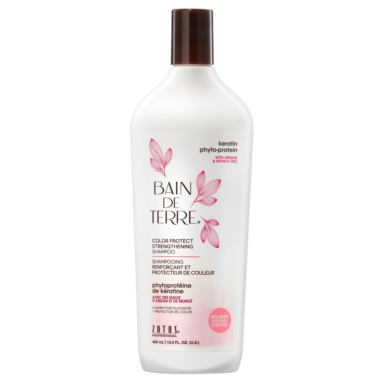 Bain de Terre - Shampoing - Keratin Phyto Protein - Renforçant (400 ml)