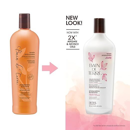 Bain de Terre - Shampoing - Keratin Phyto Protein - Renforçant (400 ml)