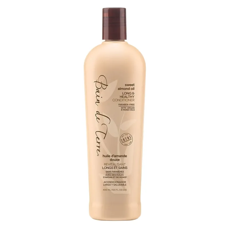 Bain de Terre - Revitalisant - Huile d'amande douce - Cheveux Longs et Sains (400 ml)