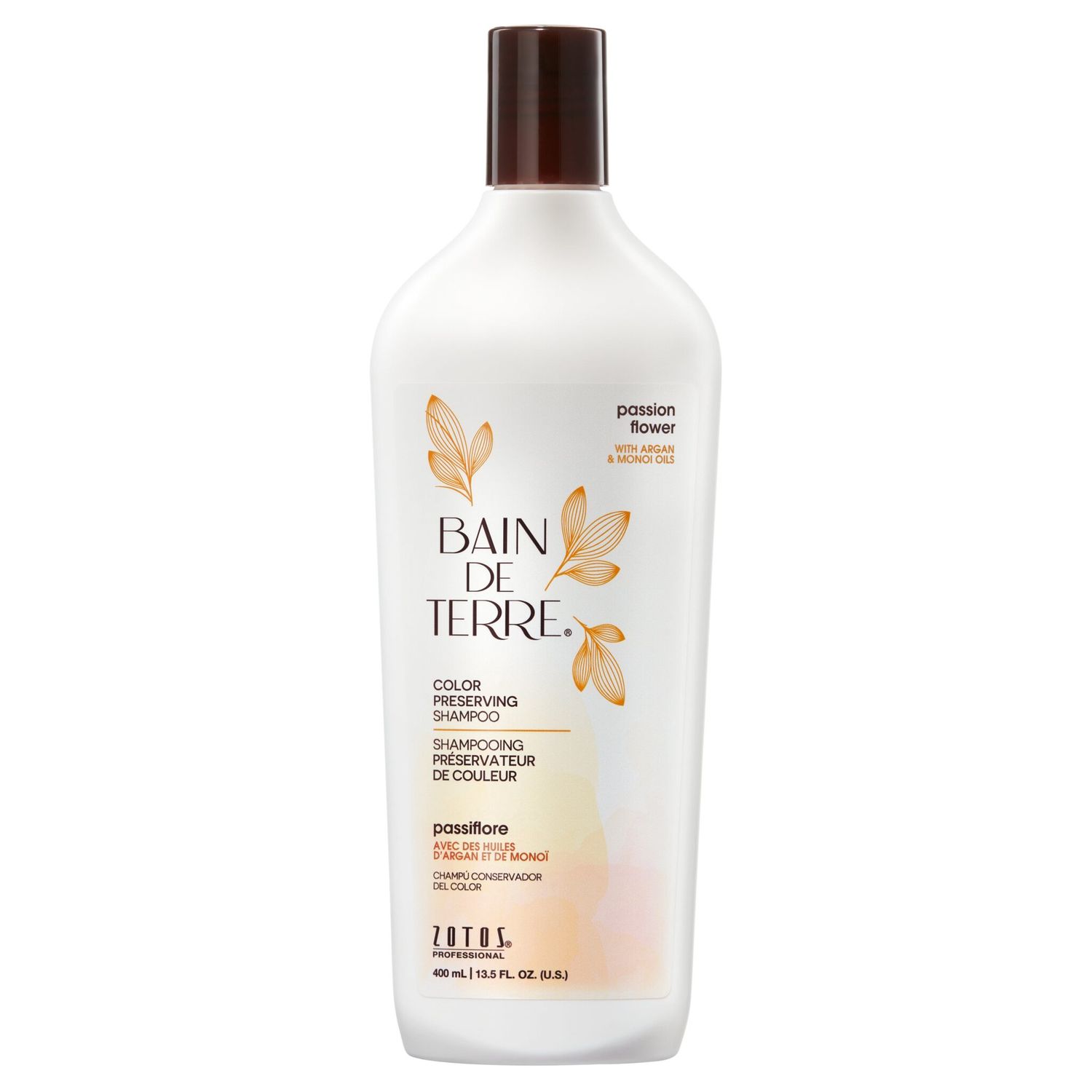 Bain de Terre - Shampoing - Passiflore - Préservateur de Couleur (400 ml)