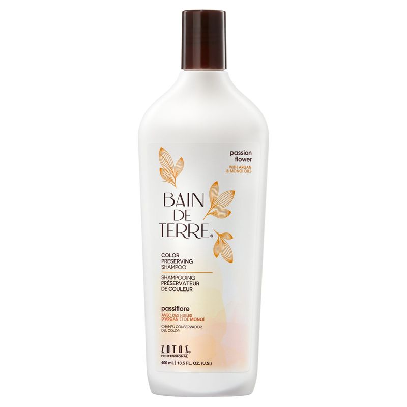 Bain de Terre - Shampoing - Passiflore - Préservateur de Couleur (400 ml)