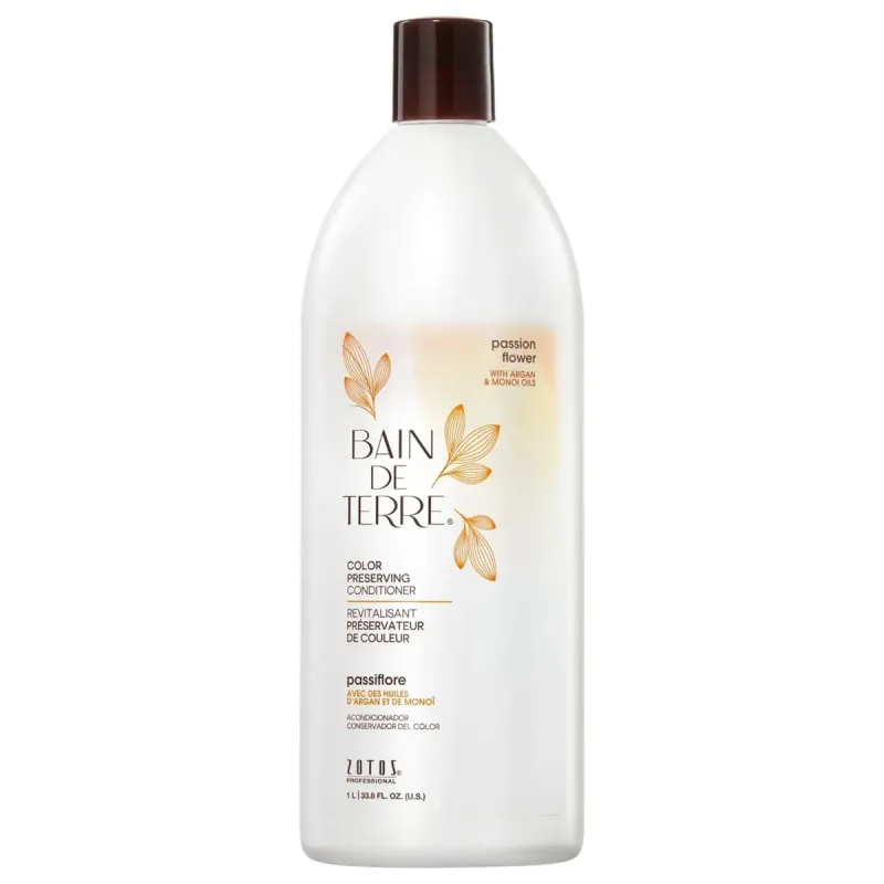 Bain de Terre - Revitalisant - Passiflore - Préservateur de Couleur (1L)