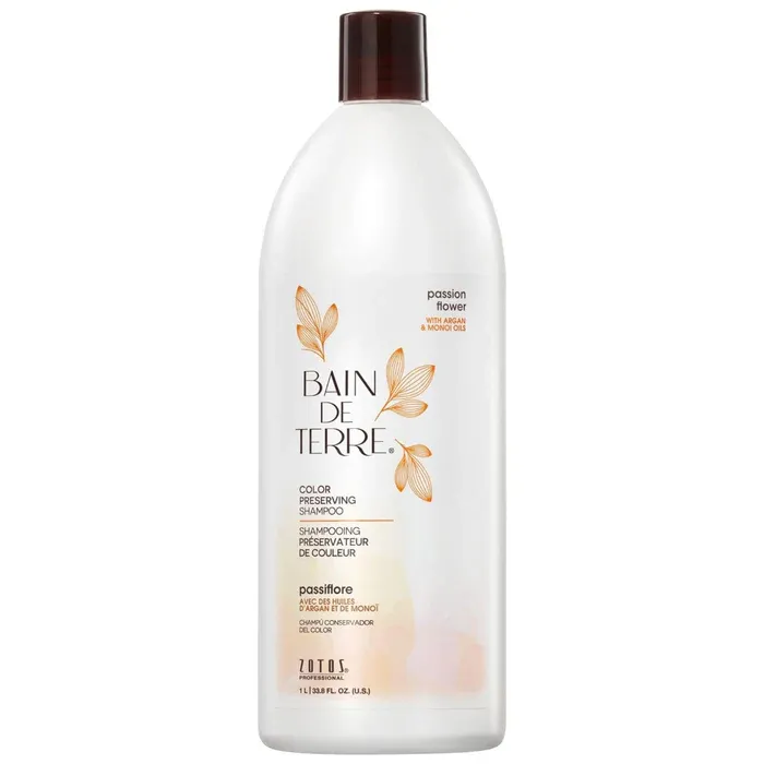 Bain de Terre - Shampoing - Passiflore - Préservateur de Couleur (1L)