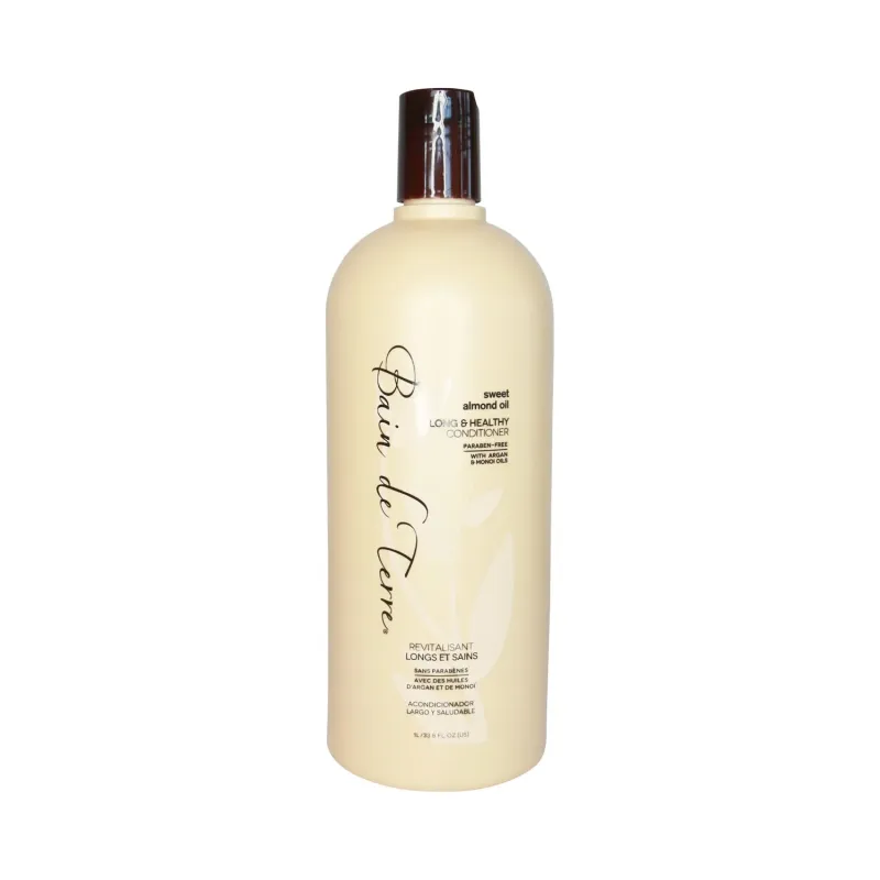 Bain de Terre - Revitalisant - Huile d'amande douce - Cheveux Longs et Sains (1L)