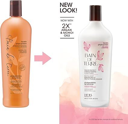 Bain de Terre - Revitalisant - Keratin Phyto Protein - Renforçant (400 ml)