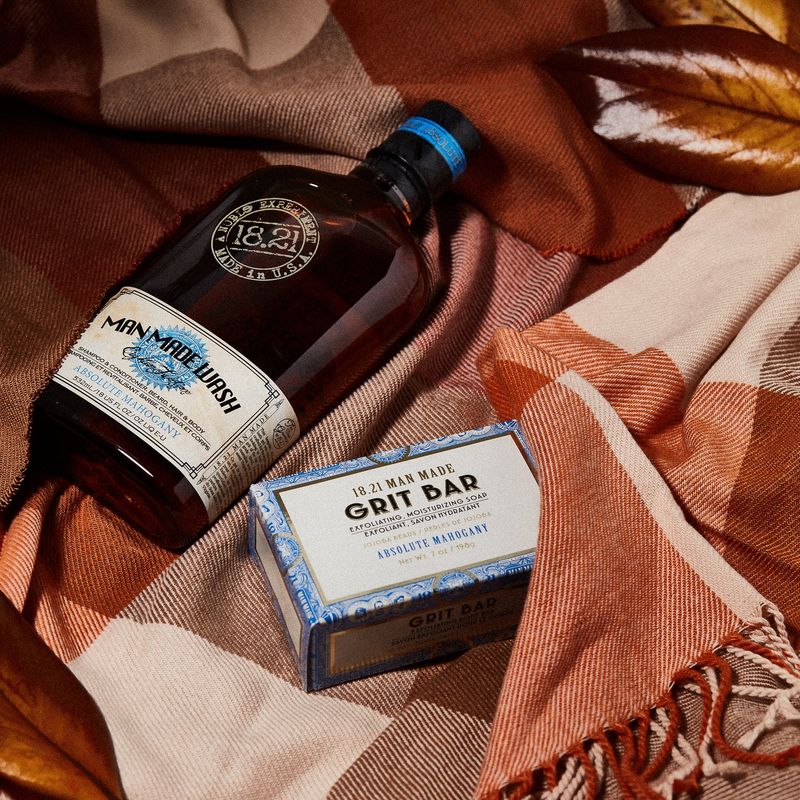 18.21 Man Made - Coffret Volume #2 Absolute Mahogany (Wash &amp; Grit Bar)