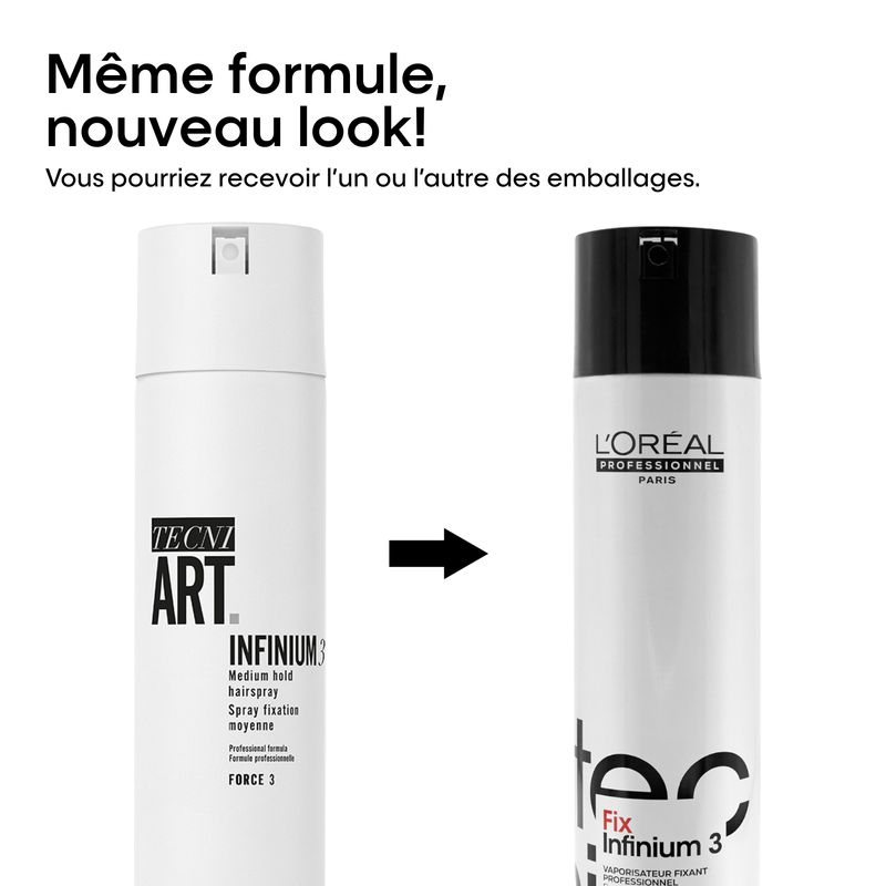 L'Oréal Pro - Tecni.Art FIX Infinium 3 - Vaporisateur Fixant Pro Moyen F3 (289g)