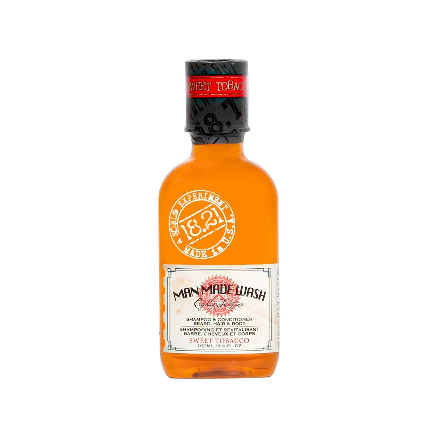 18.21 Man Made - Shampoing 3 en 1 Sweet Tobacco 100ml/3.4oz