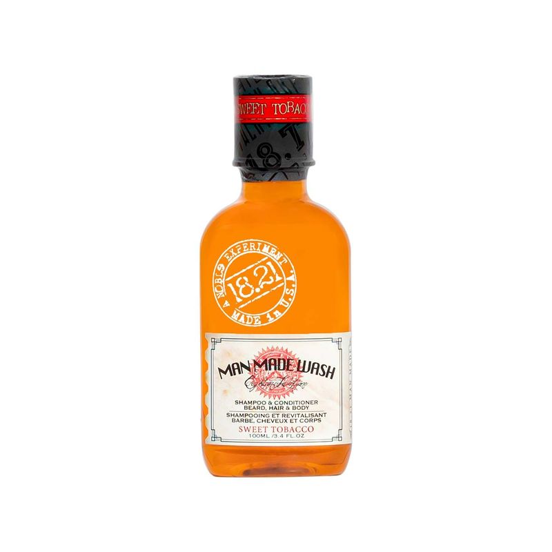 18.21 Man Made - Shampoing 3 en 1 Sweet Tobacco 100ml/3.4oz